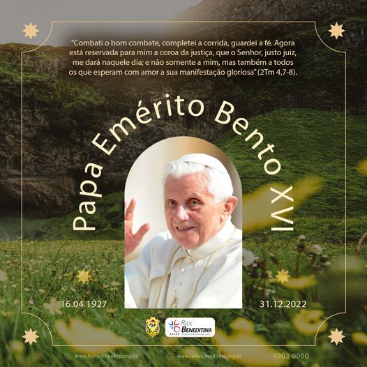 Descanso eterno do Papa Emérito Bento XVI